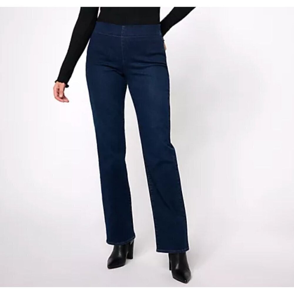 New NYDJ Women's Size 6 Pull-On Bailey Relaxed Straight Jeans